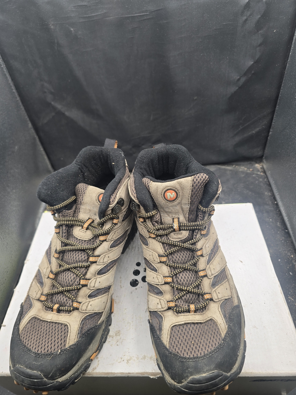 Merrell Brown and Black Waterproof Hiking Boots
